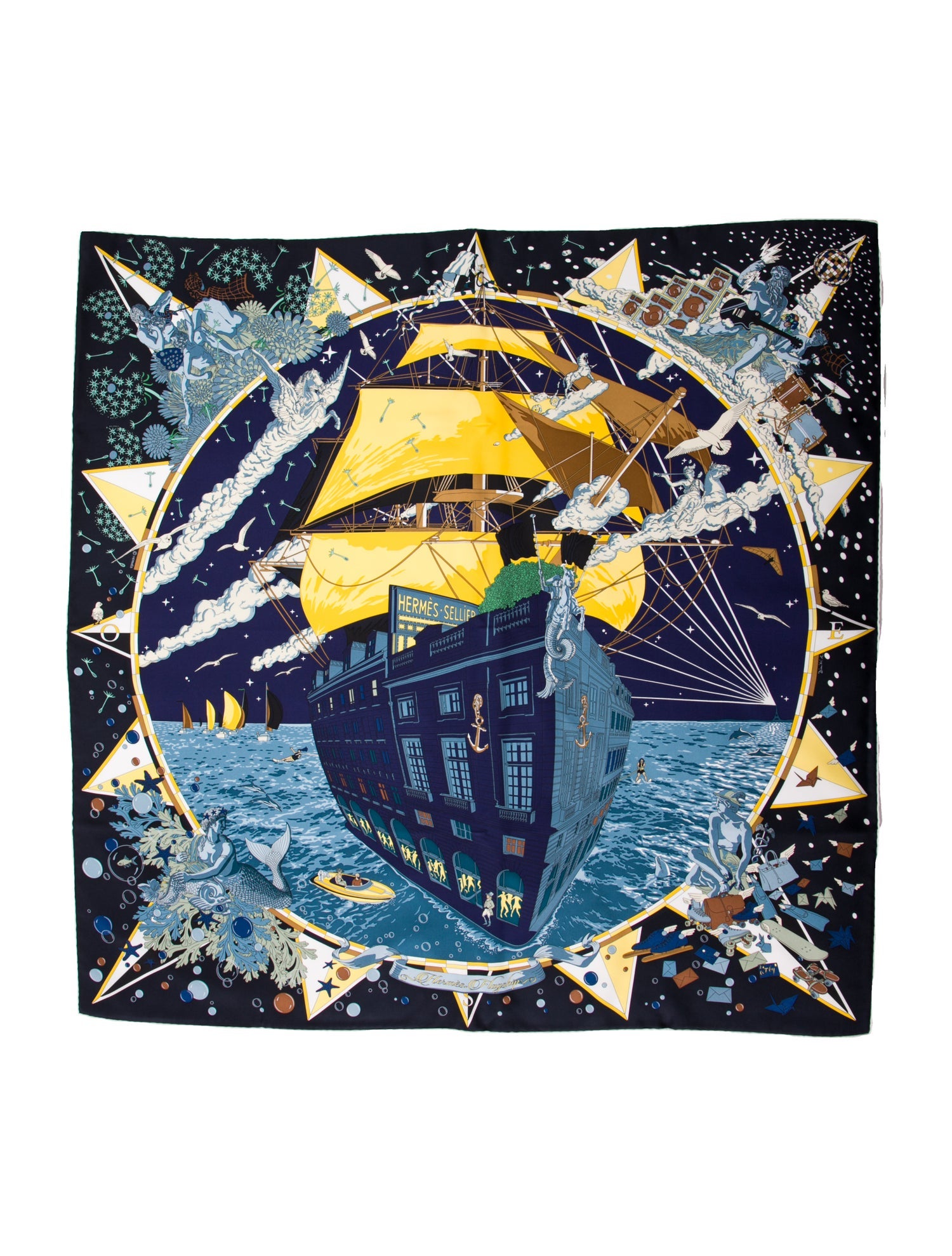 Hermès Flagship Silk Scarf
