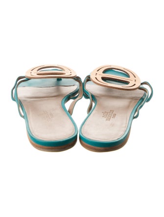 Hermès Galet Chaîne d'Ancre Goat Leather Flip Flops