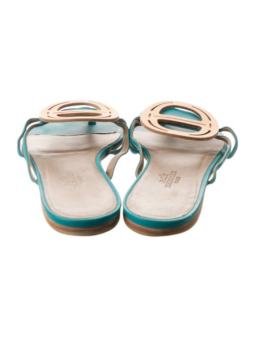 Hermès Galet Chaîne d'Ancre Goat Leather Flip Flops