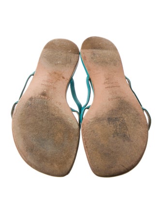 Hermès Galet Chaîne d'Ancre Goat Leather Flip Flops