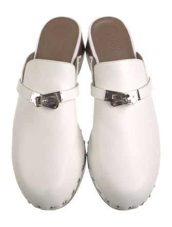 Hermès Carlotta Leather Mules