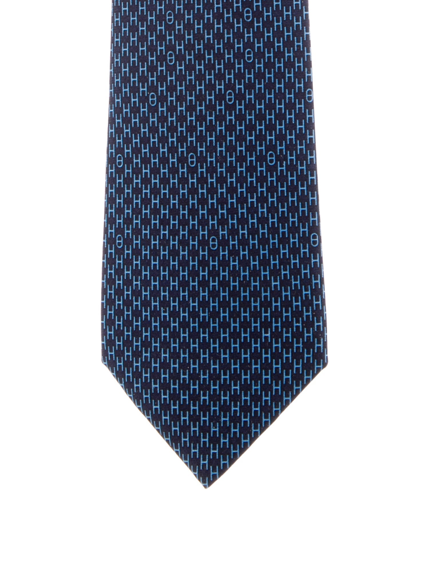 Hermès Silk Patterned Tie