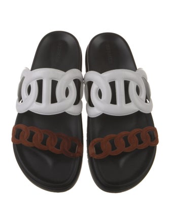 Hermès Extra Chaîne d'Ancre Insignia Slides