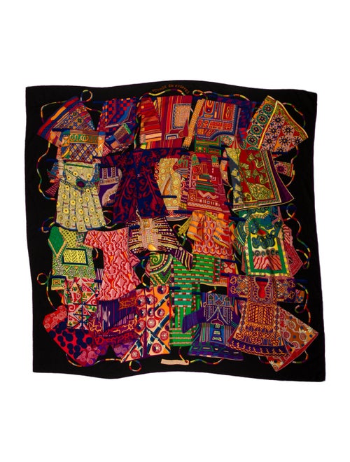 Hermès Voyage en Étoffes Cashmere Shawl