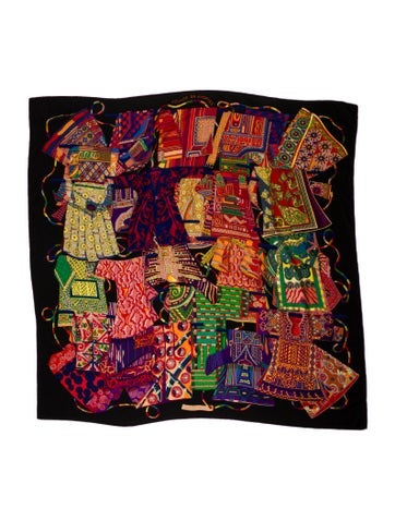 Hermès Scarves and Shawls Voyage en Étoffes Cashmere Shawl 140cm