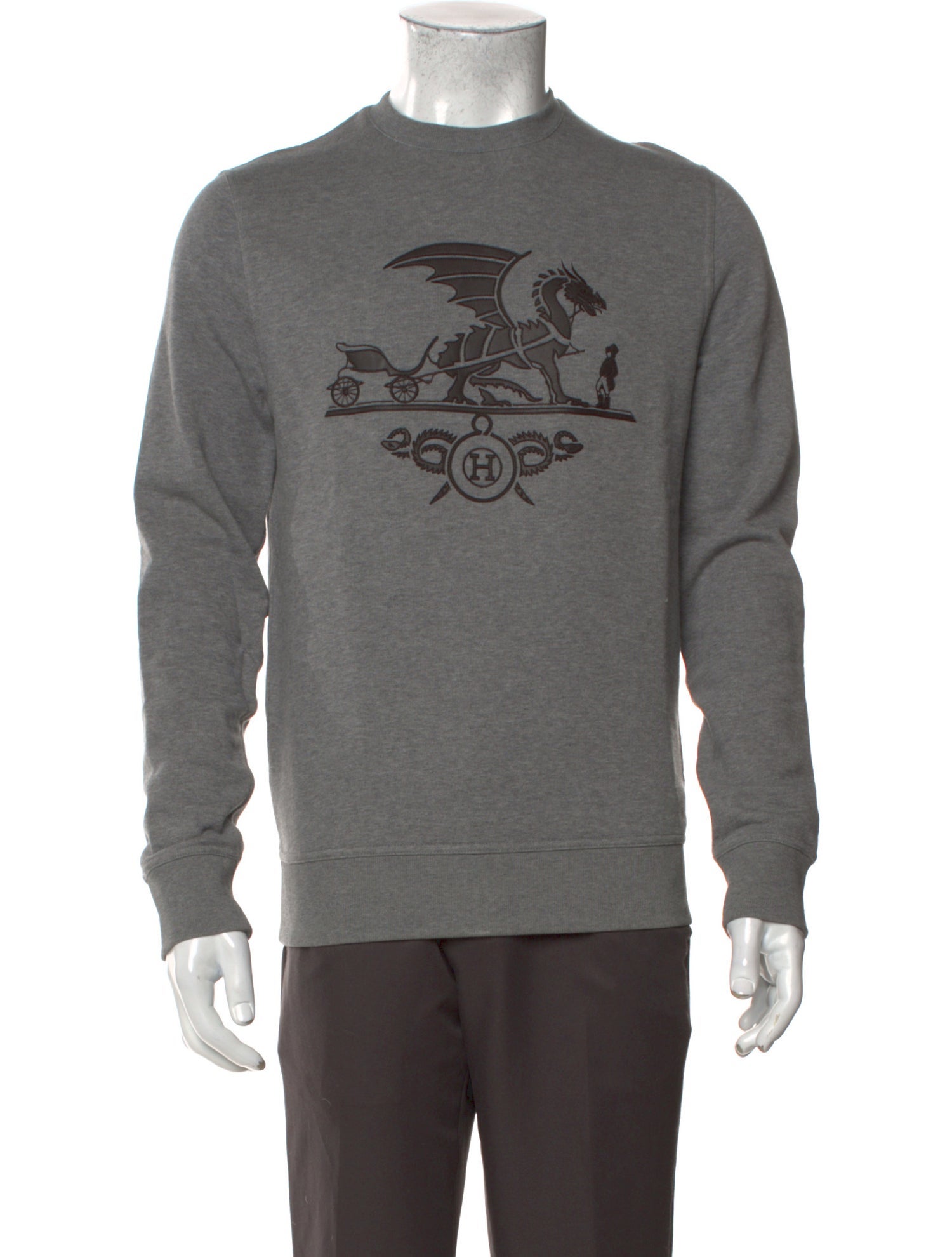 Hermès Graphic Print Crew Neck Sweatshirt