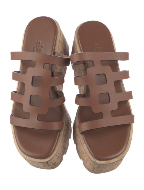 Hermès Isabella 30 Leather Slides