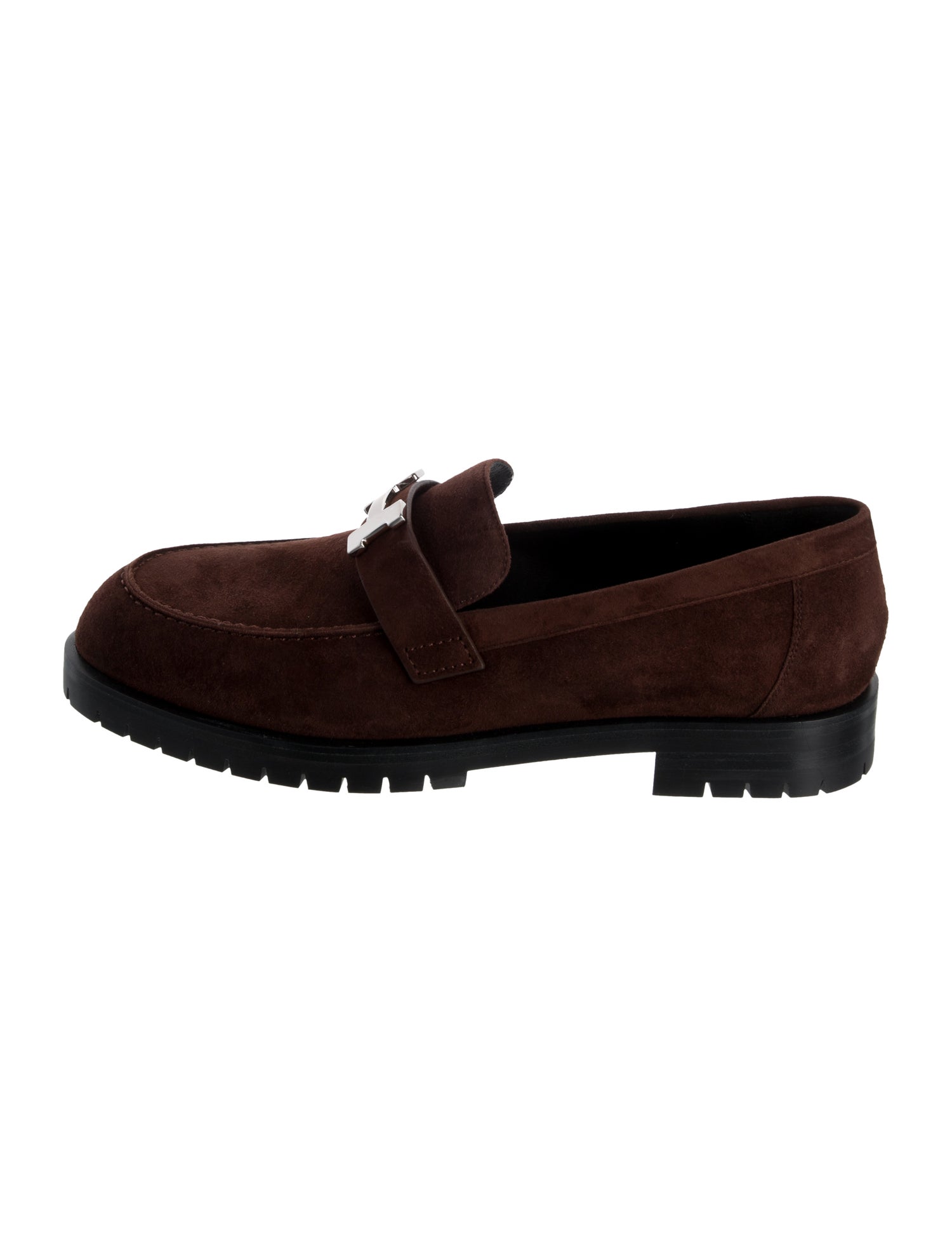 Hermès Faubourg Suede Loafers