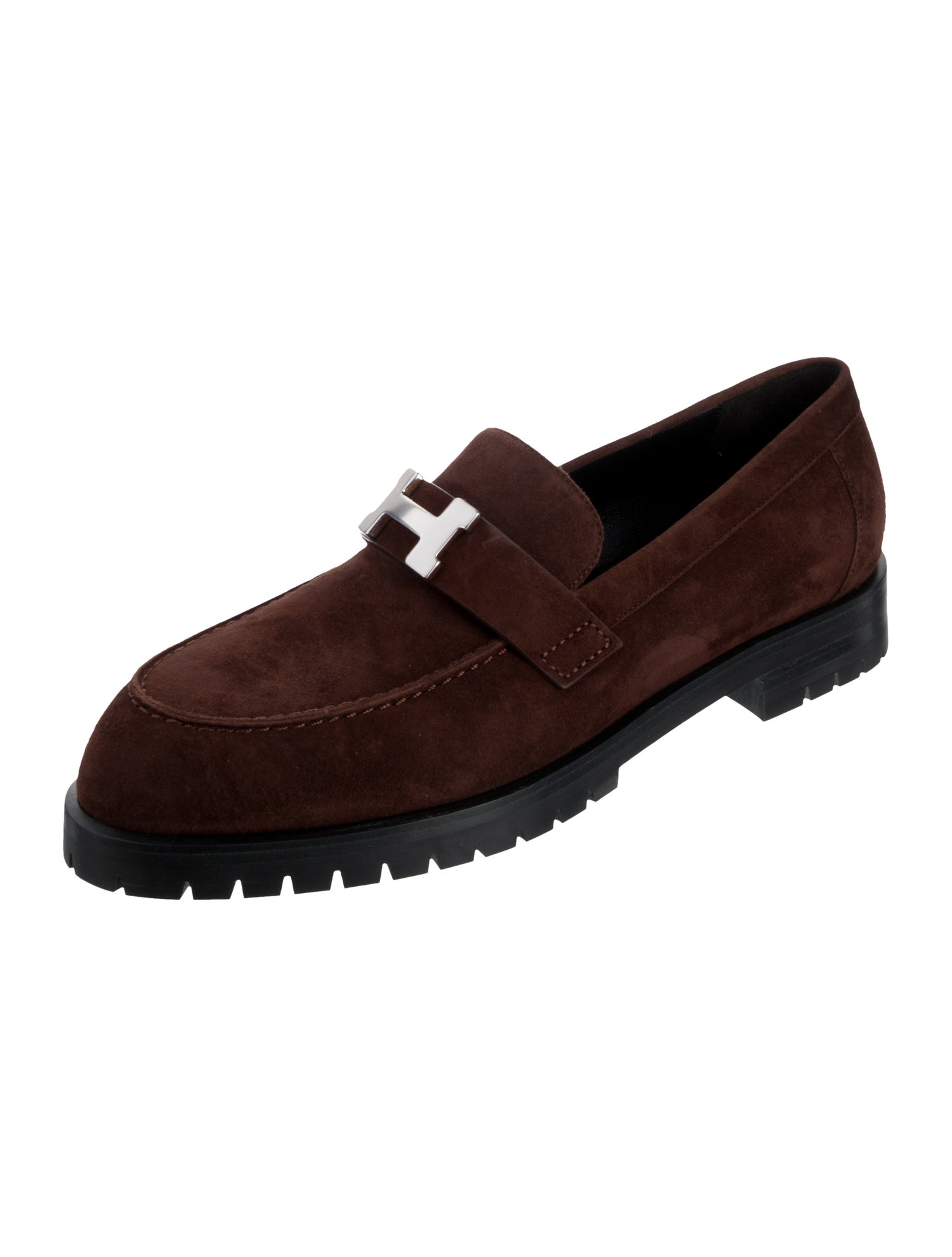 Hermès Faubourg Suede Loafers