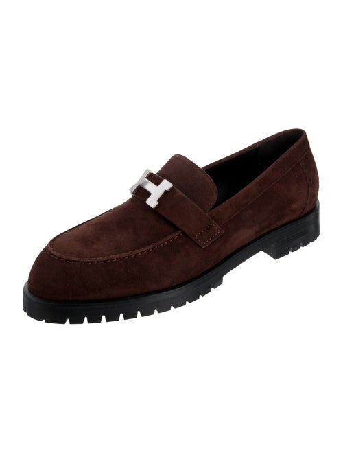 Hermès Faubourg Suede Loafers
