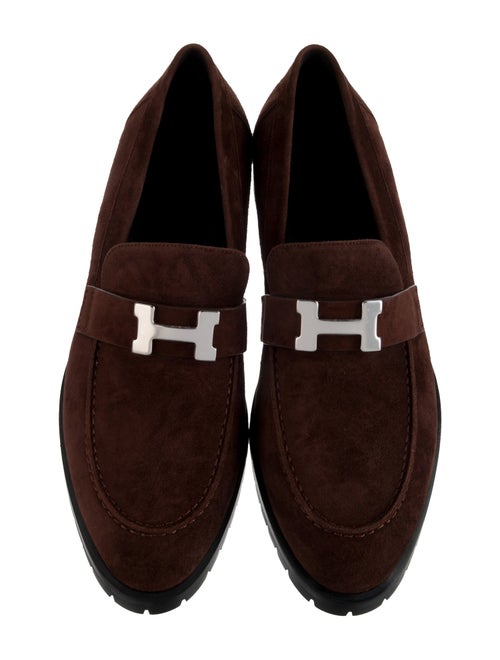 Hermès Faubourg Suede Loafers
