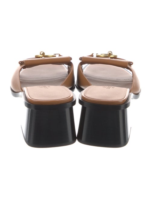 Hermès Ilot 50 Leather Slides