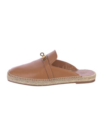 Hermès Feria Leather Mules