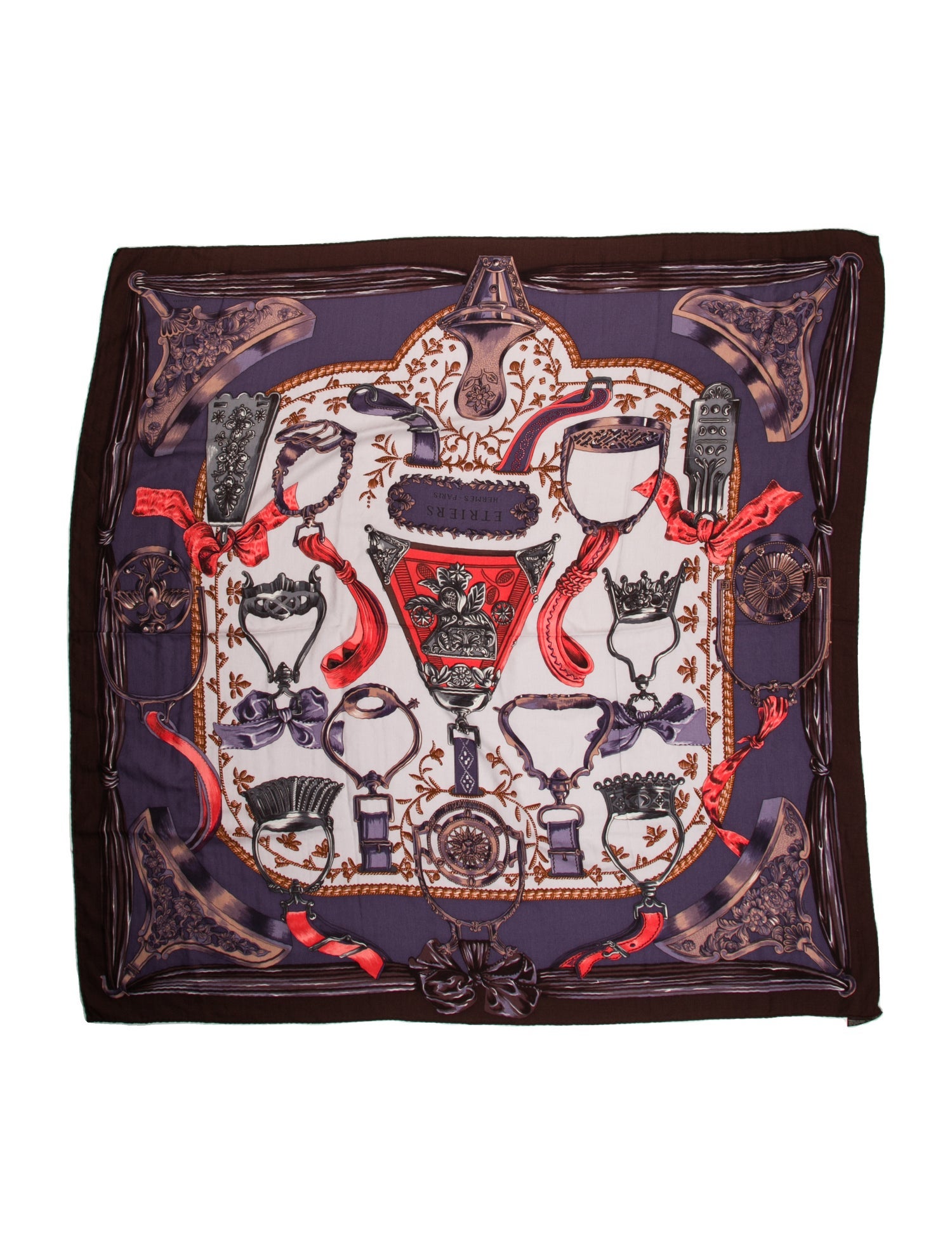 Hermès Etriers Cashmere Shawl