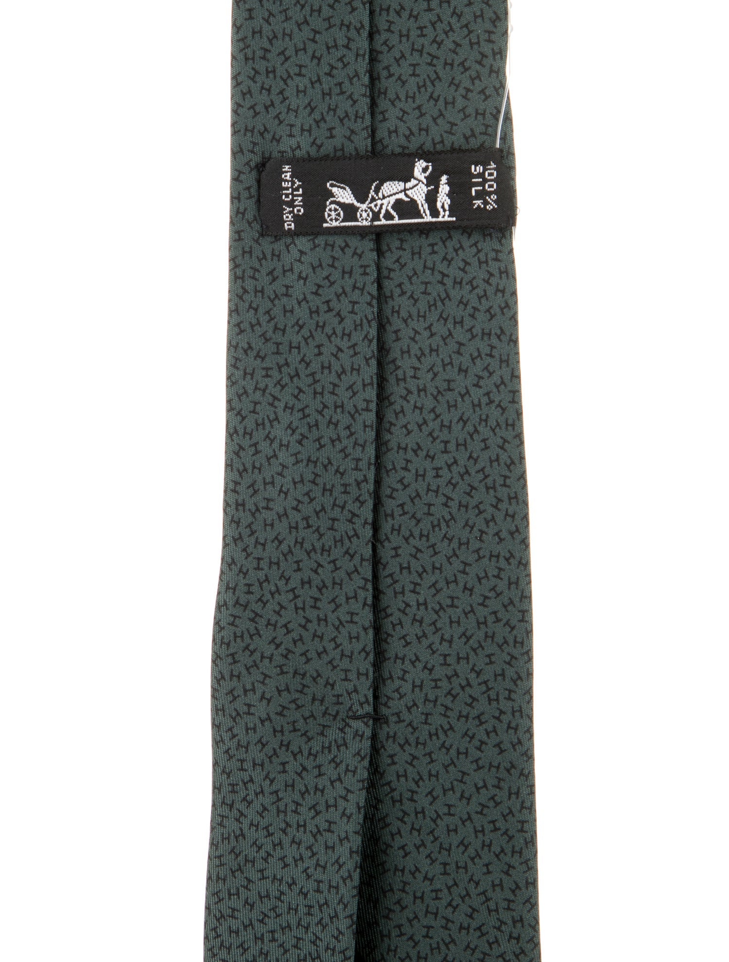 Hermès Pattern Silk Tie