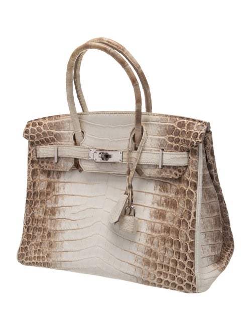 Hermès Matte Niloticus Crocodile Himalayan Birkin 30