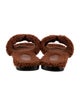 Hermès Oran Shearling Shearling Slides
