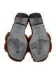 Hermès Oran Shearling Shearling Slides