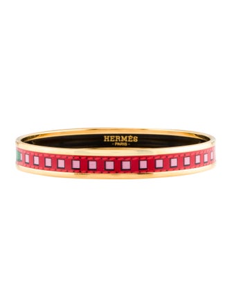 Hermès Narrow Enamel Bangle