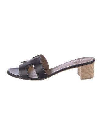 Hermès Oasis Leather Slides