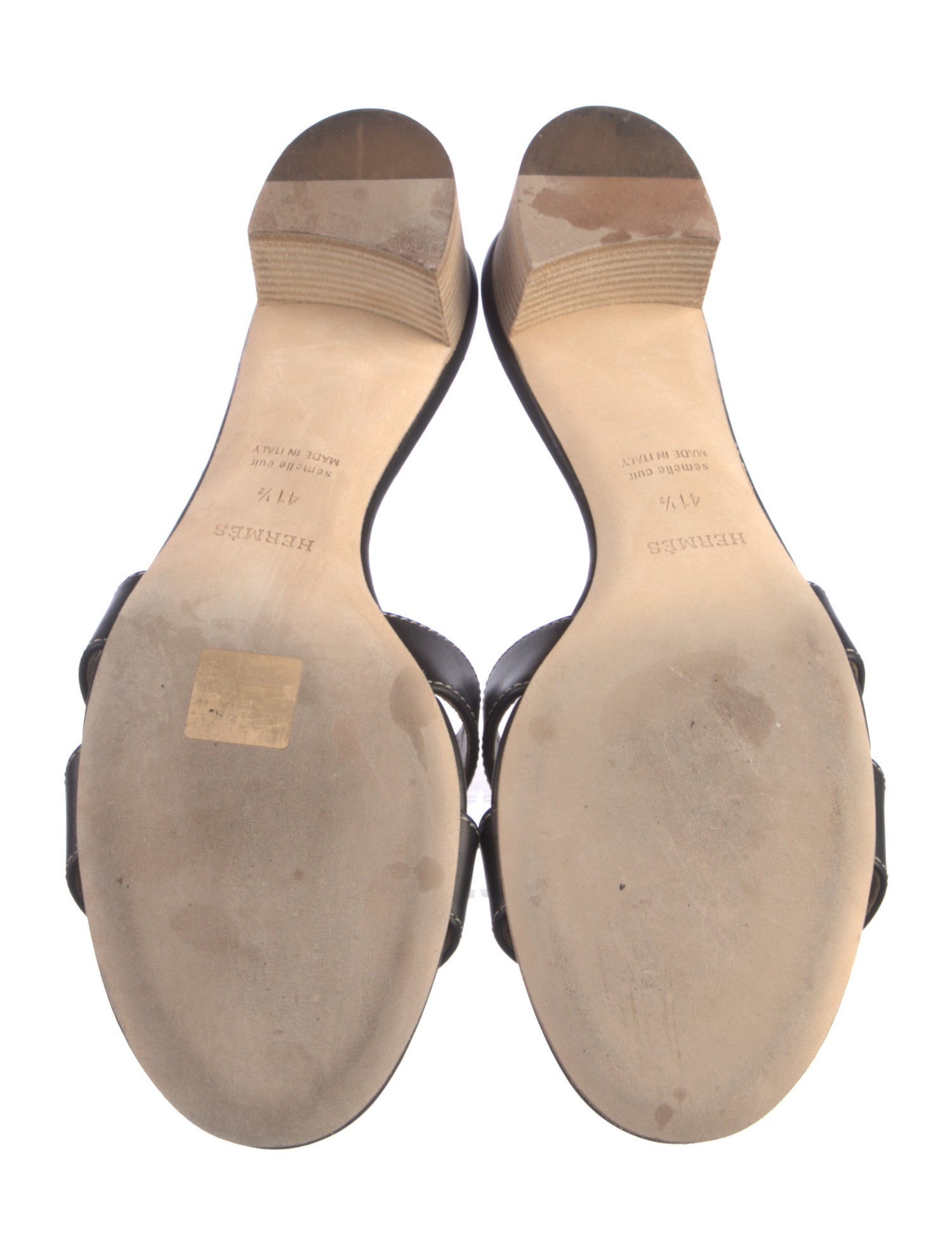 Hermès Oasis Leather Slides