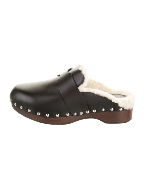 Hermès Calya Shearling Mules