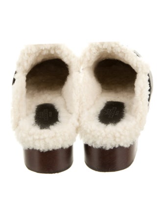 Hermès Calya Shearling Mules