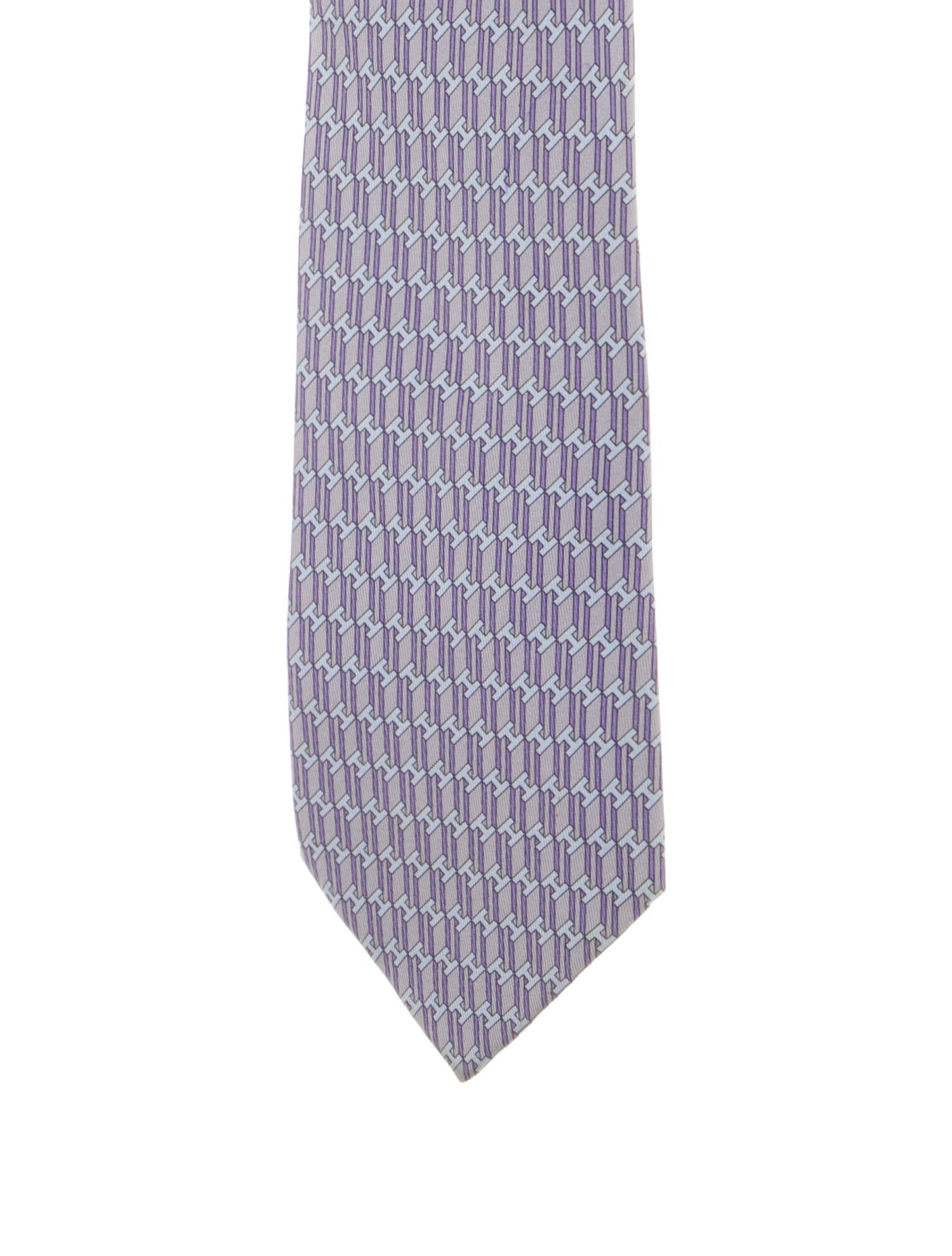 Hermès Silk Patterned Tie