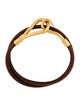 Hermès Leather Jumbo Hook Double Tour Wrap Bracelet