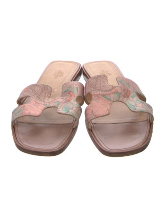 Hermès Oran Silk Slides