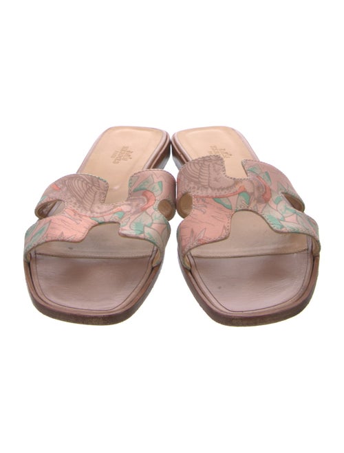 Hermès Oran Silk Slides