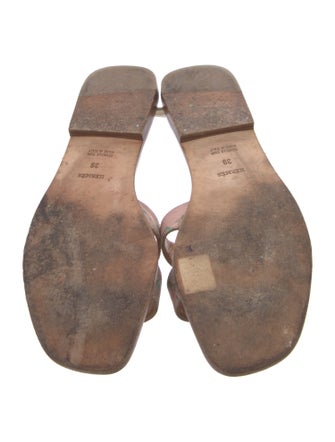 Hermès Oran Silk Slides