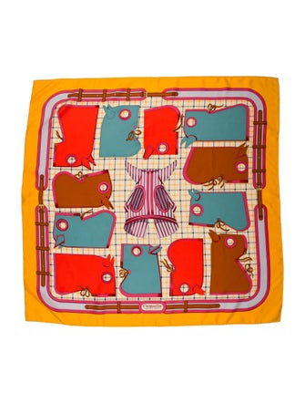 Hermès Camails Silk Scarf