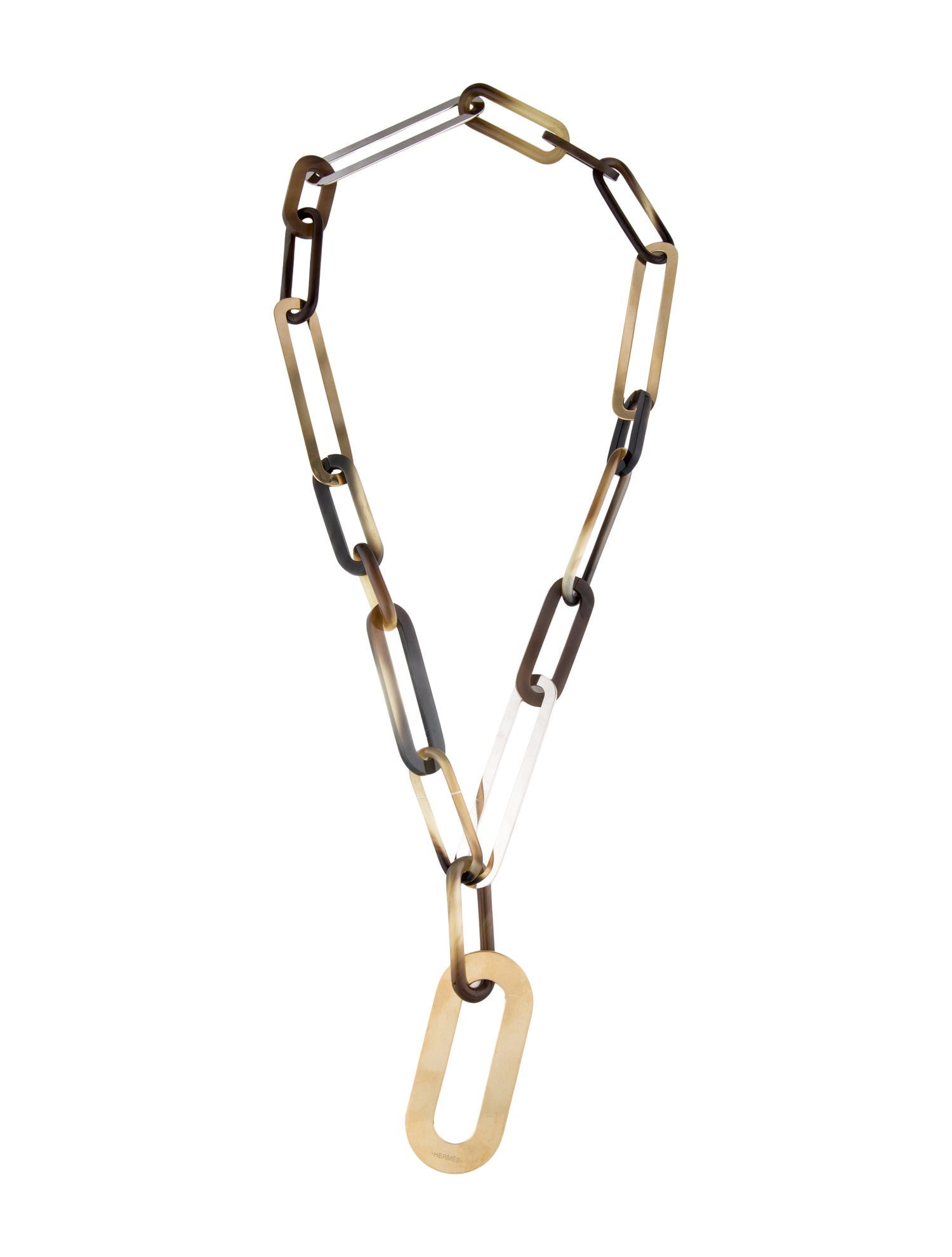 Hermès Mayance Horn Link Necklace