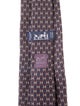 Hermès Pattern Print Silk Tie