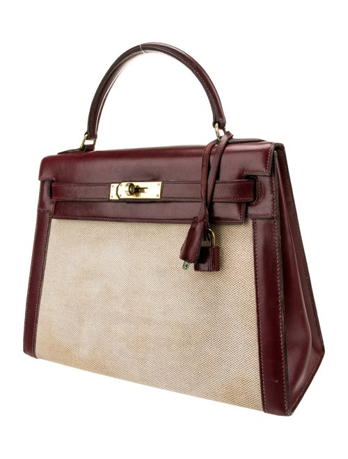 Hermès Toile H Kelly Sellier 28