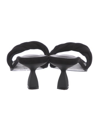 Hermès Giny 55 Suede Slides