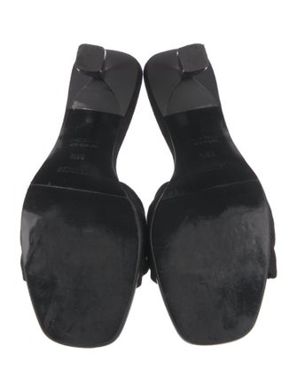 Hermès Giny 55 Suede Slides