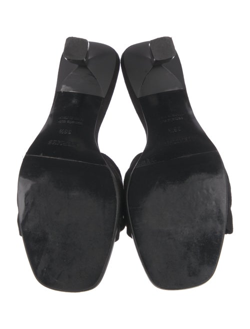 Hermès Giny 55 Suede Slides
