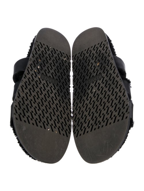 Hermès Chypre Leather Slides