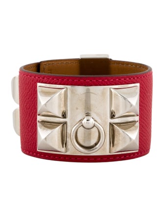 Hermès Leather Collier de Chien Wrap Bracelet