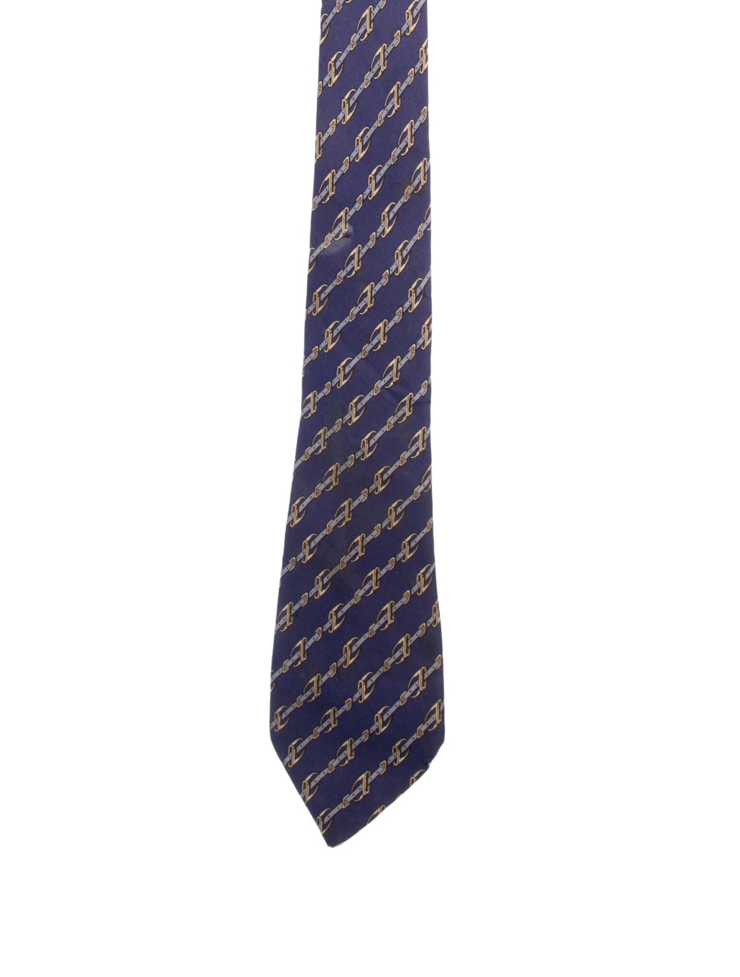 Hermès Silk Patterned Tie