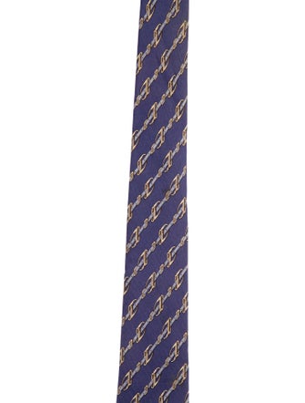 Hermès Silk Patterned Tie