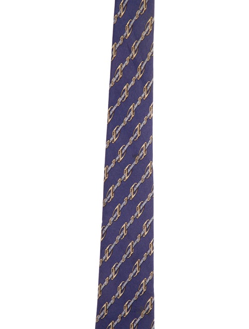 Hermès Silk Patterned Tie