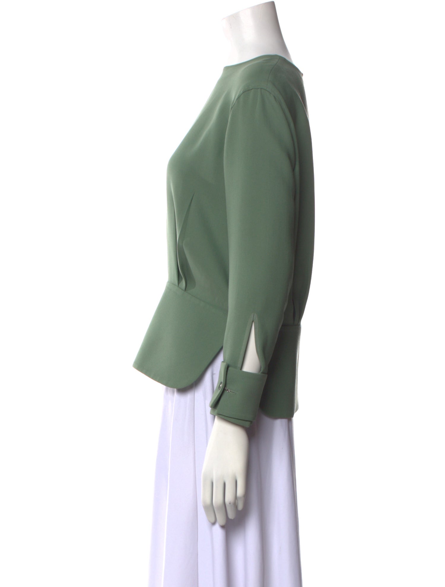 Hermès Silk Bateau Neckline Sweatshirt