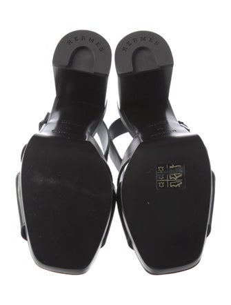 Hermès 2021 Elbe Slingback Sandals