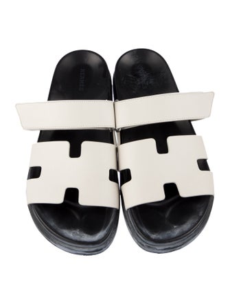 Hermès Chypre Leather Slides