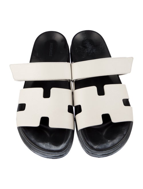 Hermès Chypre Leather Slides