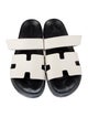 Hermès Chypre Leather Slides
