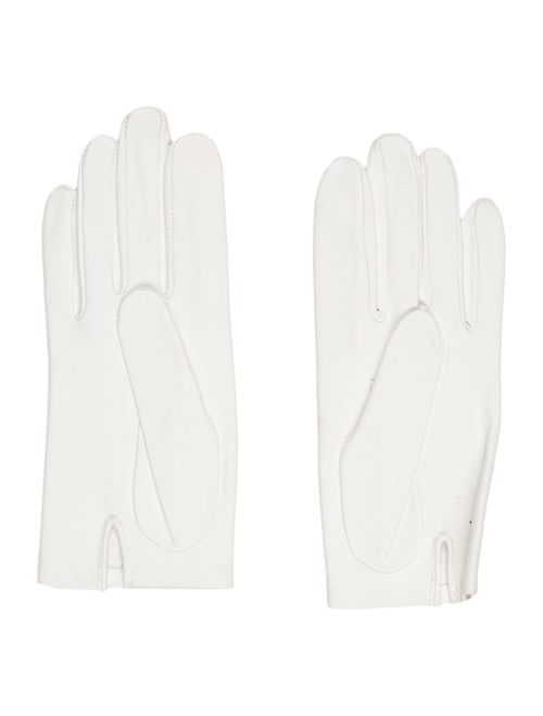 Hermès Perforated Leather Gloves